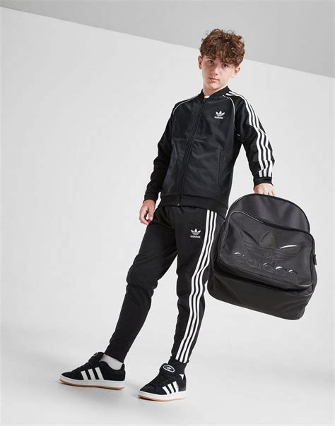 conjunto adidas originals negro niño